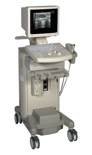 Surgery under ultrasound monitor